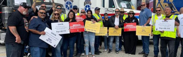 Teamsters support California bill requiring a human in self-driving vehicles