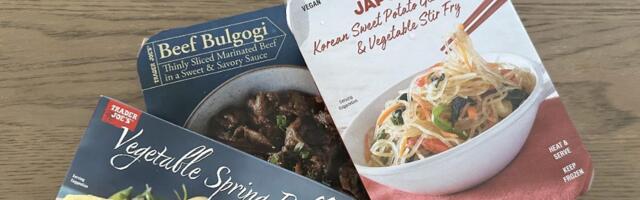 My wife and I are nurses with busy schedules. Here are 4 easy meals we love to make with items from Trader Joe's.