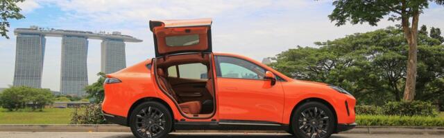 This Chinese EV has gullwing doors and a light show. I drove it to see if it's a Tesla rival.