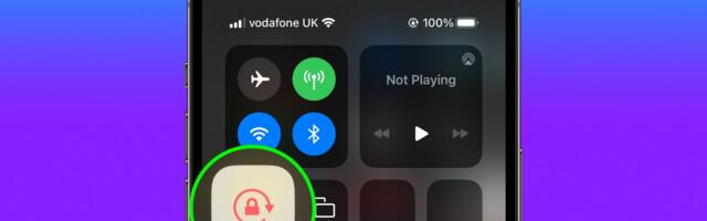 Automatically Toggle iPhone Orientation Lock for Specific Apps