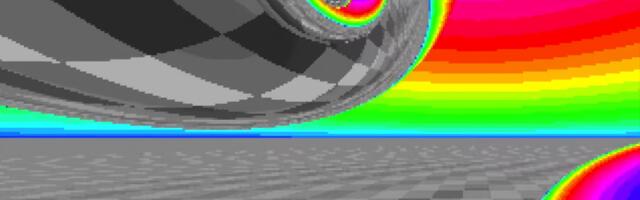 Ray Tracer ported to an x86 boot sector in only 483 bytes, run on Pentium Pro and faster CPUs