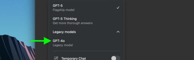 How to Re-Enable GPT-4o Model in ChatGPT for Mac