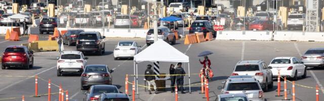 Tijuana once again sets up additional checkpoint at California border crossing