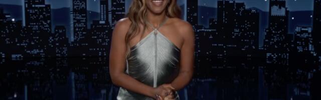 Tiffany Haddish takes a parting jab at Trump on final Jimmy Kimmel guest host night