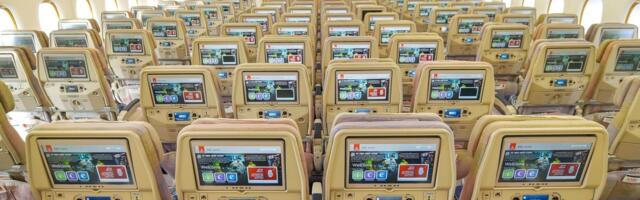 Which Airline Has The Largest Seatback TV Screens?