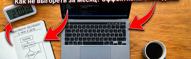 Обучение как алгоритм: как эффективно учить код по 2 часа в день и не выгореть через месяц