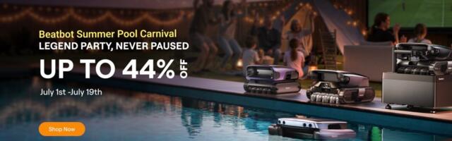 Beatbot’s AI pool cleaners aim to keep your Summer celebration going during peak season with deep discounts