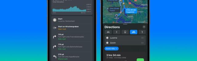 Apple Maps Now Offers Cycling Directions in Switzerland