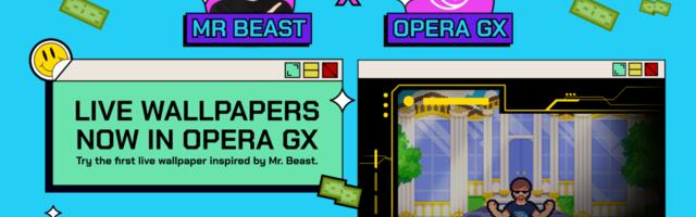 Opera GX celebrates gamified backgrounds with MrBeast collab