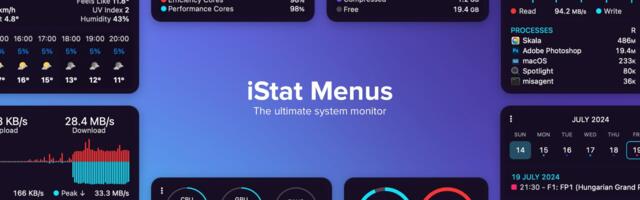 iStat Menus 7.0 Brings Comprehensive Redesign and New Features