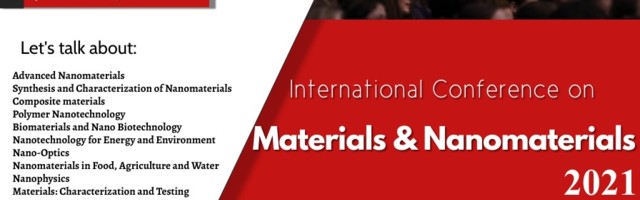 International conference on Materials & Nanomaterials