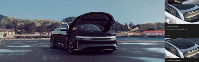 Lucid lets shoppers customize cars like a video game character