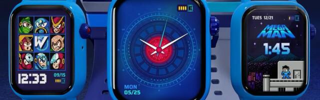 This retro gaming watch can track your heart rate and play Mega Man 2, as well