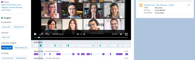 Salesforce updates includes sales info overlay for Zoom meetings