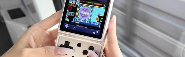 Retro handheld maker Anbernic's latest device has a swiveling display