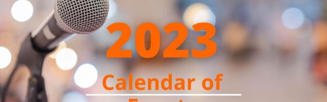 Startup Calendar 2023 – at a glance