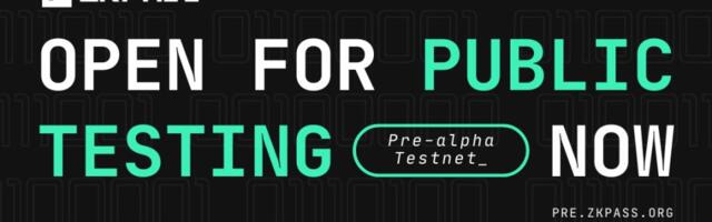 zkPass Pre-alpha Testnet Opens for Public Testing