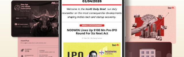NODWIN’s Pre-IPO Round, Funding Tanks In Q1 2026 & More