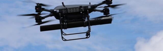 With the US Army watching, defense industry operators turned a logistics drone into a flying rocket launcher