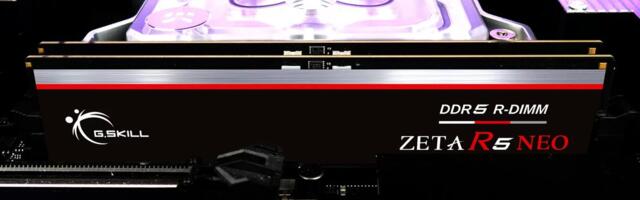 Overclockable server-class ECC RAM options expand as AMD Threadripper chips arrive — G.Skill introduces Zeta R5 Neo DDR5-6400 RDIMMs