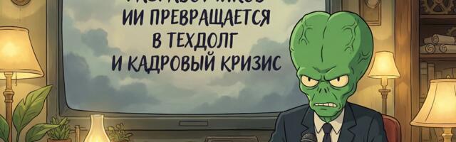 Почему план «заменить разработчиков ИИ» превращается в техдолг и кадровый кризис