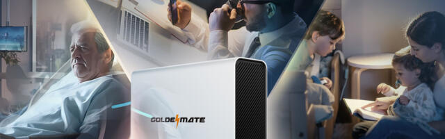 The GoldenMate LiFePO4 UPS keeps essential equipment running during a power outage