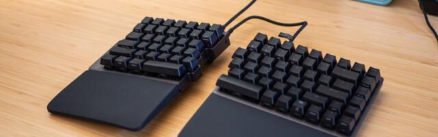 The Asus Falcata Hall effect split gaming keyboard is $140 off right now