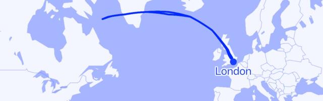 British Airways passengers from London to Mexico had a 9-hour flight to nowhere when their plane U-turned 150 miles off the coast of Canada