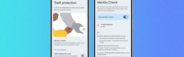 Google Identity Check will help protect your accounts in case of device theft