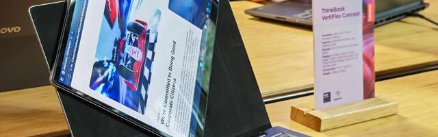 Lenovo Unveils ThinkBook VertiFlex Concept, A Rotatable PC Display for Productivity