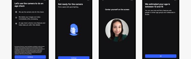 Roblox begins asking tens of millions of children to verify their age with a selfie