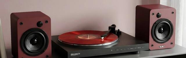 'Perfect Record Store Day prep': Majority's new turntable-speaker combo is surprisingly affordable (and colorful!)
