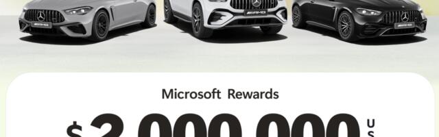 Microsoft offers $2 million sweepstake for Edge users, but no one noticed for a month — $1 million cash, Mercedes-Benz cars among prizes in desperate push for users