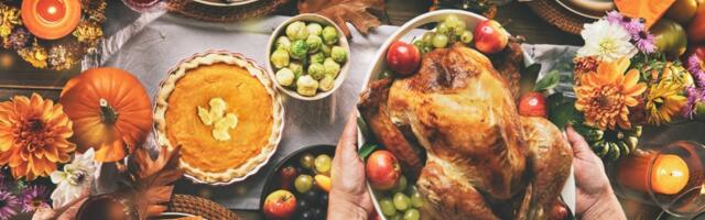 Thanksgiving meals are 7% cheaper outside of California