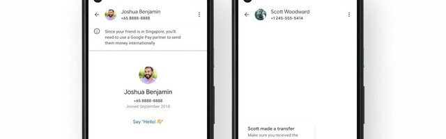 Google Pay now lets you send money from the US to India and Singapore