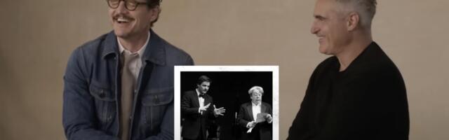Pedro Pascal and Joaquin Phoenix reacting to each others old movies is a fun time
