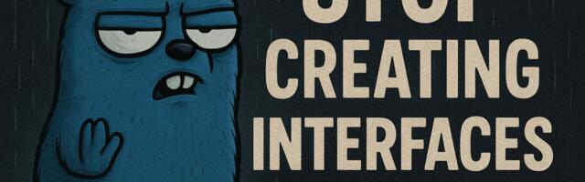 Прекратите создавать интерфейсы