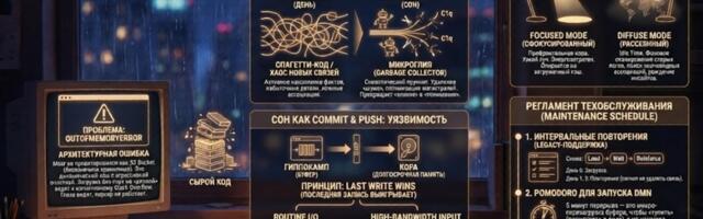 Garbage Collection для мозга: Механика синаптического прунинга и Refactoring нейронов