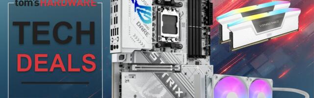 Newegg's triple component combo deal for $459 pairs an Asus X870 motherboard with 32GB of DDR5-6000 RAM, and a 240mm AIO cooler — $780 worth of parts if purchased individually