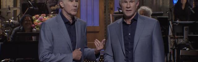 Will Ferrell confronts his look-alike during his SNL monologue