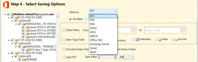 Microsoft Office 365 Email Backup Tool
