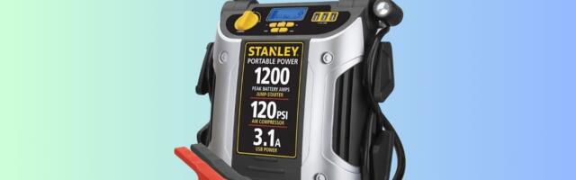 Stanley’s 1200-amp jump starter and air compressor is down to $81.48 for Cyber Monday