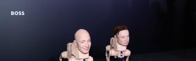 Beeples billionaire robot dogs — Musk, Zuckerberg, and Bezos — are pure nightmare fuel