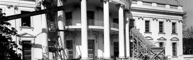 Trump is adding a ballroom to the East Wing. Photos from the 1950s show the last major White House renovation.