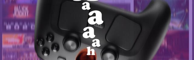 Yes, Valve's new Steam Controller screams if you drop it from a great enough height