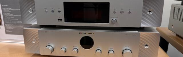 I love my Marantz CD player, and its new upgraded version was just unveiled — and the matching amp with aptX Bluetooth, HDMI and MM phono looks irresistible too