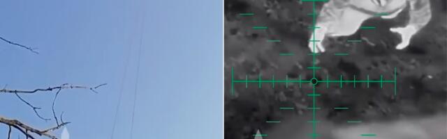 Drones were just used to drop a vehicle on the battlefield for a stranded soldier, Ukrainian brigade says