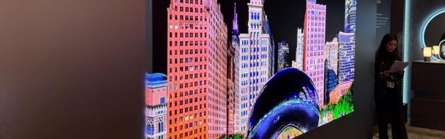 Samsung built a stunning micro-LED TV where the bezel is also a screen — and I saw it in action