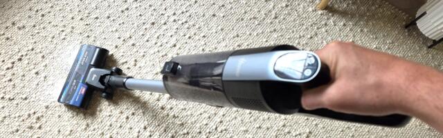 The Hoover HF3 DynamicClean is a feather-light budget cordless stick vacuum that gets the basics right