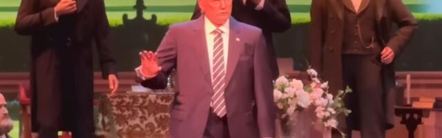 The Trump Robot Has Returned to Center Stage at Disney World, With a Facelift